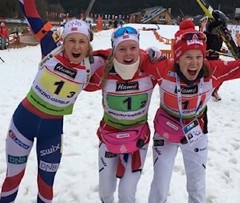 Stafett-GULL til Karoline & Co